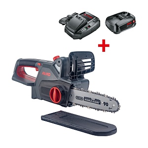 CS 1825 Аккумуляторная цепная пила с аккумулятором AL-KO 18 V BOSCH HOME AND GARDEN COMPATIBLE и зарядным устройством