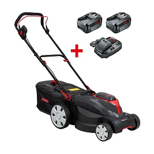 38.1 Li Аккумуляторная газонокосилка с 2 аккумуляторами AL-KO 18 V BOSCH HOME AND GARDEN и зарядным устройством в комплекте